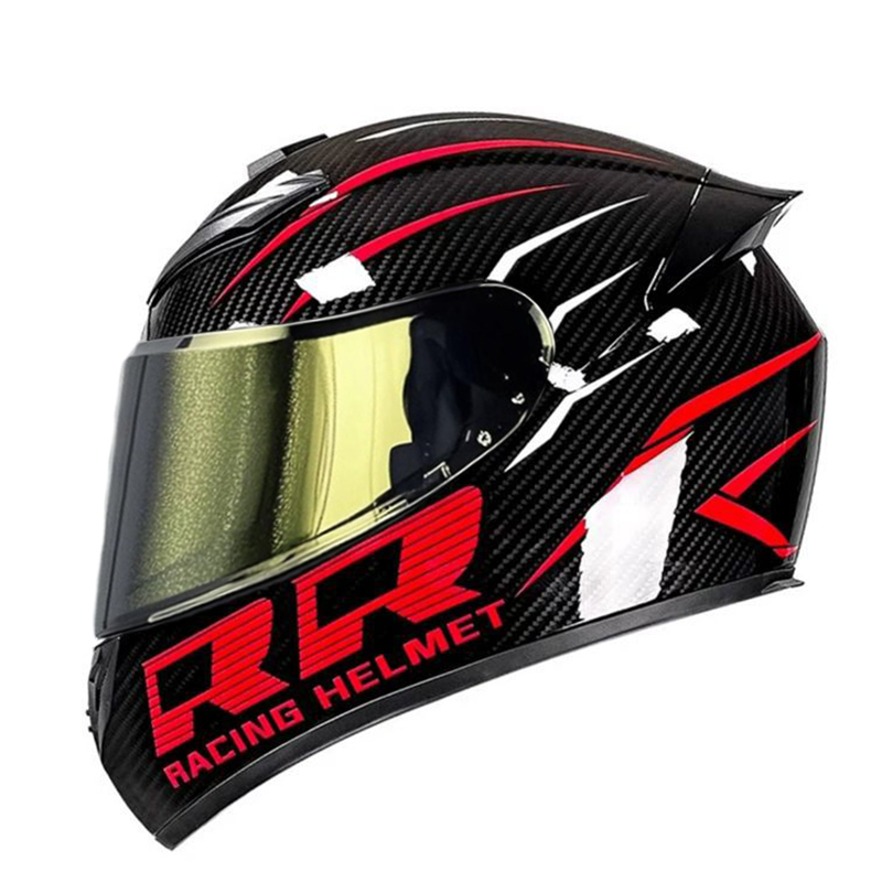 Full Face Motorcycle Helmet With Bluetooth - DOT Unisex Motorhelm DOT Veiligheidshelm Helm