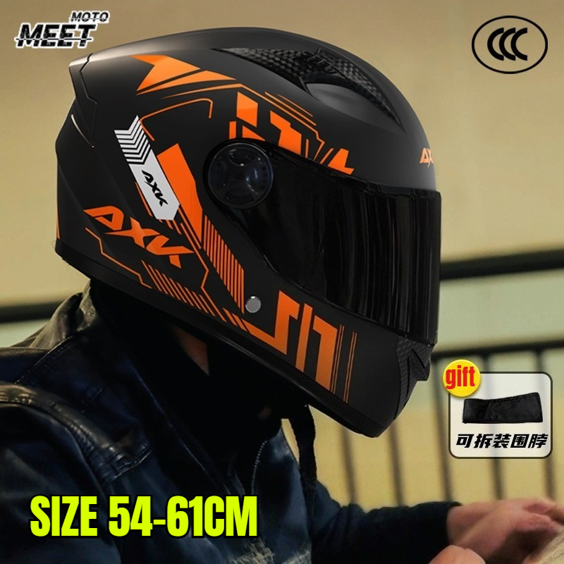 Full Face Motorcycle Helmet With Bluetooth - Motorhelm Professionele off-road motorhelmen Dubbele lens