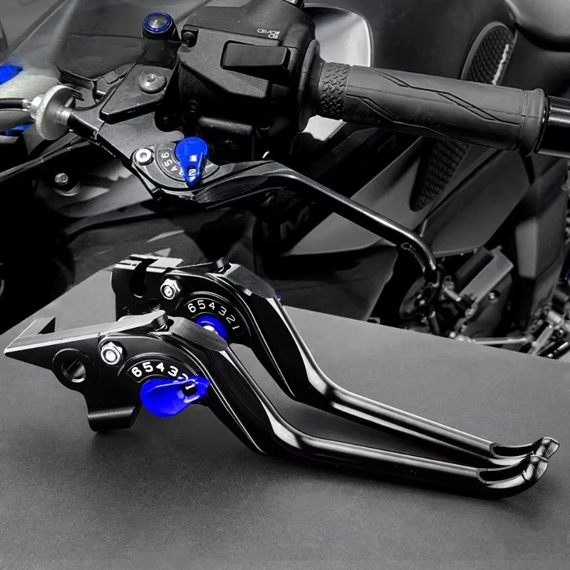 Cnc Aluminum Adjustable Brake Clutch Levers - Nieuw voor Yamaha MT07 2025 2026