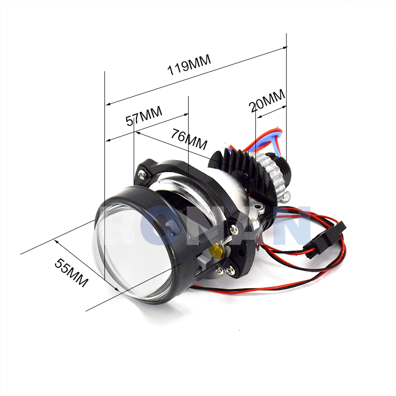 Ronan 2.0Inch Mini Bi-Led Proj - Universal Motorcycle Led Headlight Projector recensie en prijs