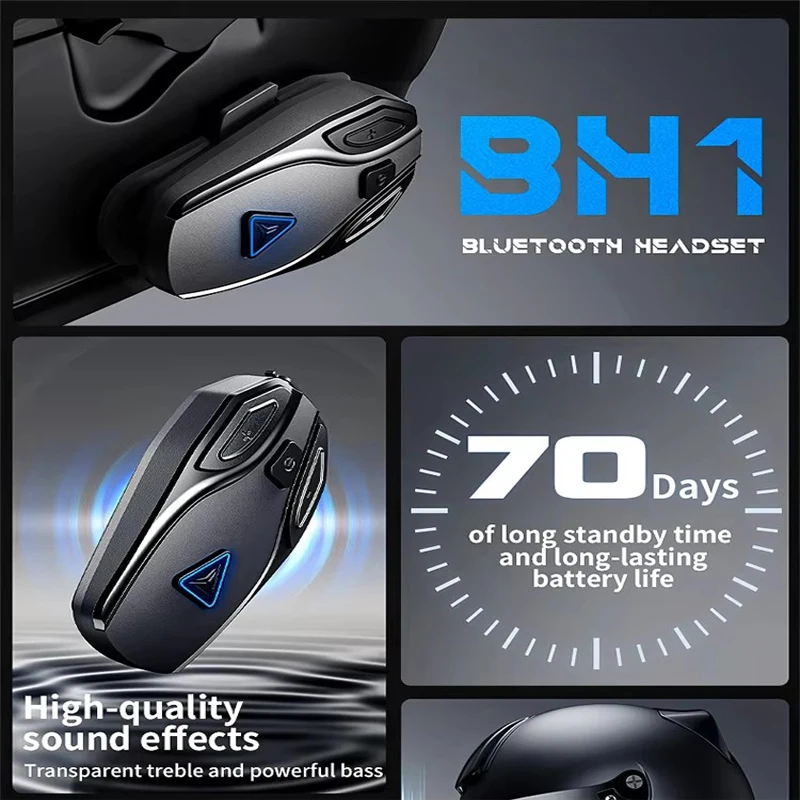 Motorfiets Bluetooth Helm Head - Full Face Motorcycle Helmet With Bluetooth recensie en prijs